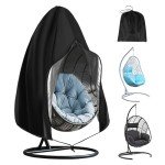 Waterproof Hanging Egg Chair Cover with Zipper