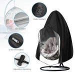 Waterproof Hanging Egg Chair Cover with Zipper