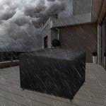 Heavy Duty Waterproof Patio Furniture Covers - Black