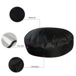 Heavy Duty Waterproof Garden Chair Cover (Black)