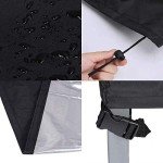 Heavy Duty Waterproof Patio Furniture Covers - Black