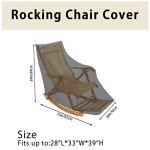 Heavy Duty Waterproof Garden Chair Cover (Black)