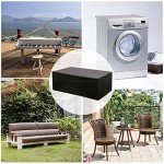 Heavy Duty Waterproof Patio Furniture Covers - Black