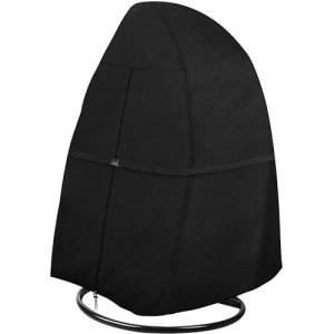 Heavy Duty Waterproof Egg Chair Cover - Black