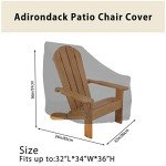 Waterproof Outdoor Chair Covers, Windproof & UV Resistant