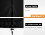 Heavy Duty Waterproof Egg Chair Cover - Black