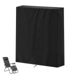 VANSHEIM Waterproof Garden Chair Cover - 75x20/34x110cm