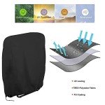 2-Pack Waterproof Garden Chair Covers with Storage Bag