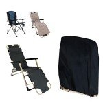 Black Waterproof Garden Chair Cover - Harrington Marley