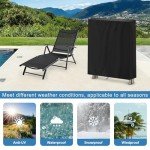VANSHEIM Waterproof Garden Chair Cover - 75x20/34x110cm