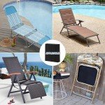 VANSHEIM Waterproof Garden Chair Cover - 75x20/34x110cm