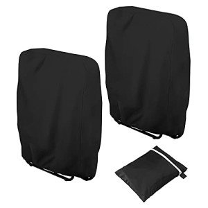 Outdoor Garden Chair Covers with Storage Bag - 2 Pack