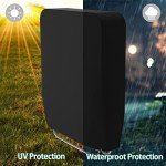 2-Pack Waterproof Garden Chair Covers with Storage Bag