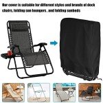 Waterproof Folding Garden Chair Cover - 420D Oxford