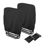 Waterproof Folding Reclining Chair Covers - 2 Pack