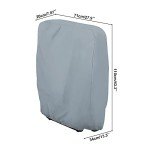 Heavy-Duty Waterproof Folding Chair Cover - Gray