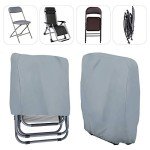 Grey Outdoor Chair Covers for Garden and Balcony