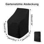 Waterproof Garden Stacking Chair Cover - 210D Oxford