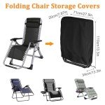 AUPERTO Waterproof Garden Chair Covers - 2 Pack
