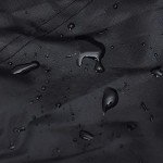 2-Pack Waterproof Black Sun Lounger Covers
