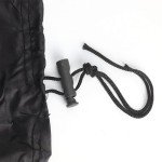 2-Pack Waterproof Black Sun Lounger Covers