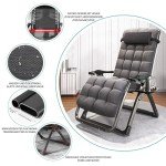 Adjustable Folding Sun Lounger with Cover - Black
