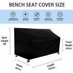 Waterproof Garden Bench Cover for 4 Seater
