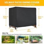 Heavy Duty Waterproof 3-Seater Swing Chair Cover