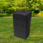 Woodside Black Outdoor Garden Chair Cover 0.66m