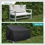 Waterproof Garden Loveseat Bench Cover 420D Oxford