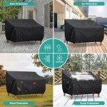 Waterproof Garden Loveseat Bench Cover 420D Oxford