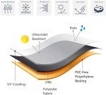 Waterproof 2-Seater Garden Bench Cover, UV Resistant