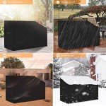 Waterproof 2-Seater Garden Bench Cover, UV Resistant