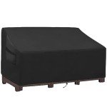 Waterproof Garden Sofa Cover with Drawstring and Bag
