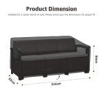Waterproof Garden Sofa Cover with Drawstring and Bag