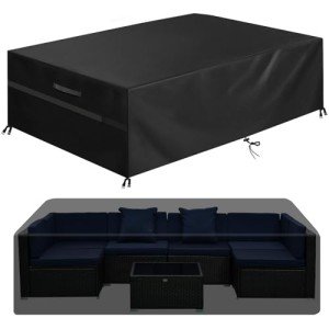 Waterproof Garden Chair Covers with Drawstring Buckle