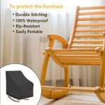 Waterproof Garden Rocking Chair Cover – Heavy Duty