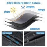 Waterproof Garden Chair Covers 250x210cm 420D Oxford