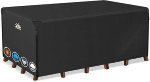 Heavy-Duty Rectangular Garden Chair Cover 227x160cm