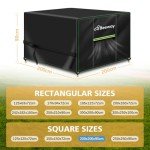 Waterproof Garden Chair Cover with Air Vent 200x200cm