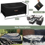 Waterproof Large Garden Chair and Table Cover