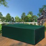 Waterproof Rectangular Garden Chair Covers - Large Size