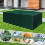 Waterproof Rectangular Garden Chair Covers - Large Size