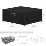 Heavy Duty Garden Chair Covers 300x250x100cm