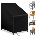 Heavy-Duty Waterproof Garden Chair Cover, 1pc