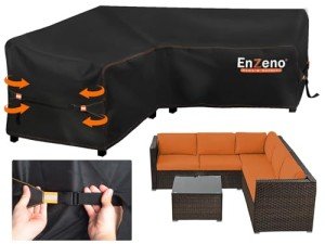 Waterproof V-Shape Garden Sofa Cover, Heavy Duty
