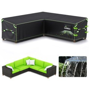 Waterproof V-Shape Garden Chair Cover 255x255cm