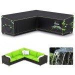 Waterproof V-Shape Garden Chair Cover 255x255cm