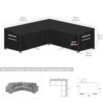 V-Shaped Waterproof Garden Furniture Cover - 255cm