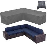 Heavy Duty Garden L-Shape Sectional Sofa Cover